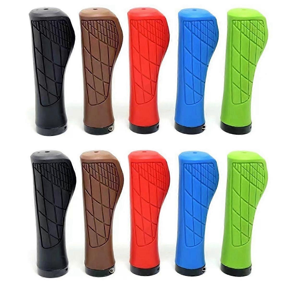 自転車グリップマウンテンバイクグリップカラフル滑り止め自転車グリップ