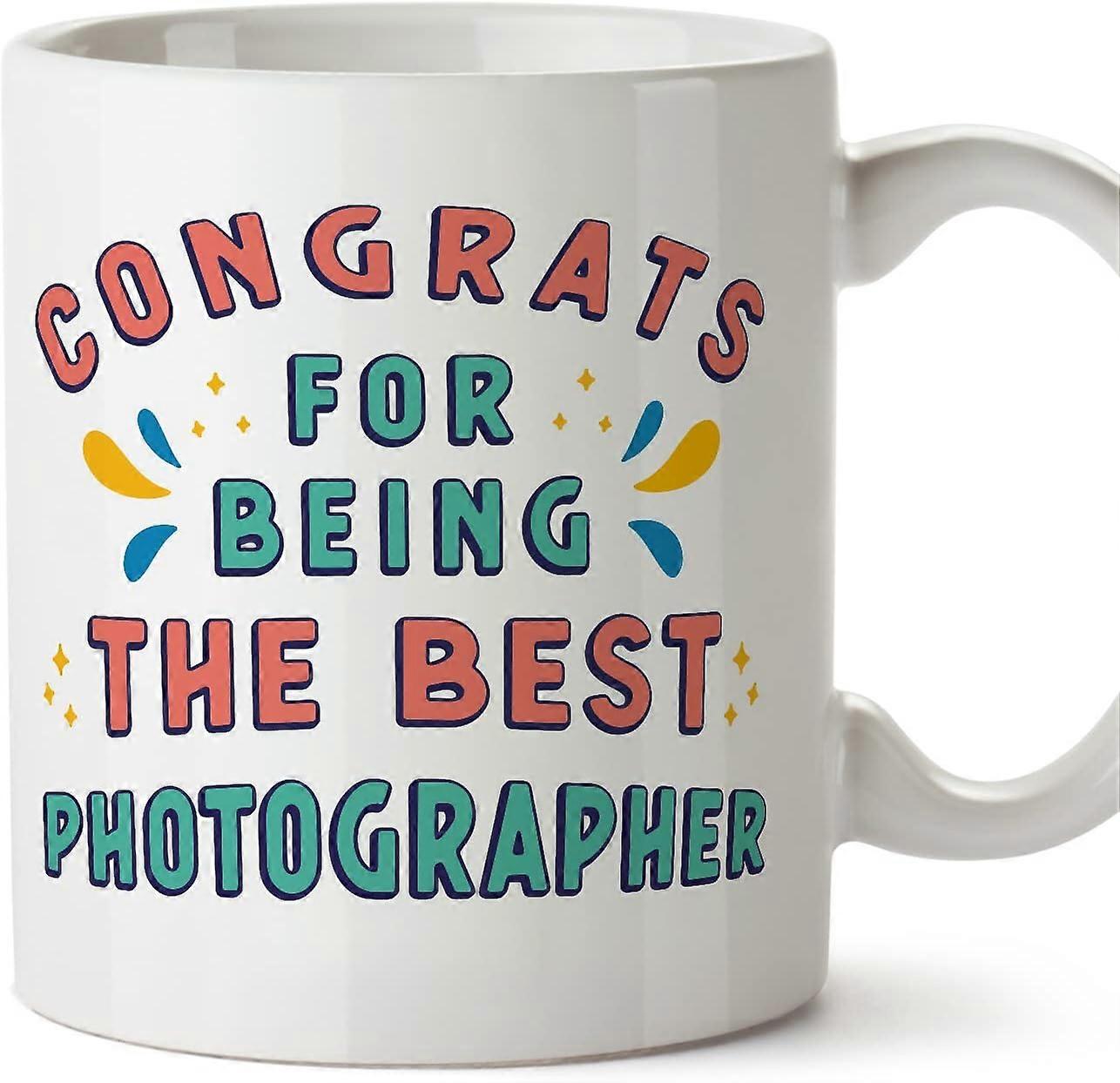 Φωτογράφος κούπα Congrats για να είναι το καλύτερο αστείο δώρο για τους συναδέλφους Κεραμική κούπα 11oz