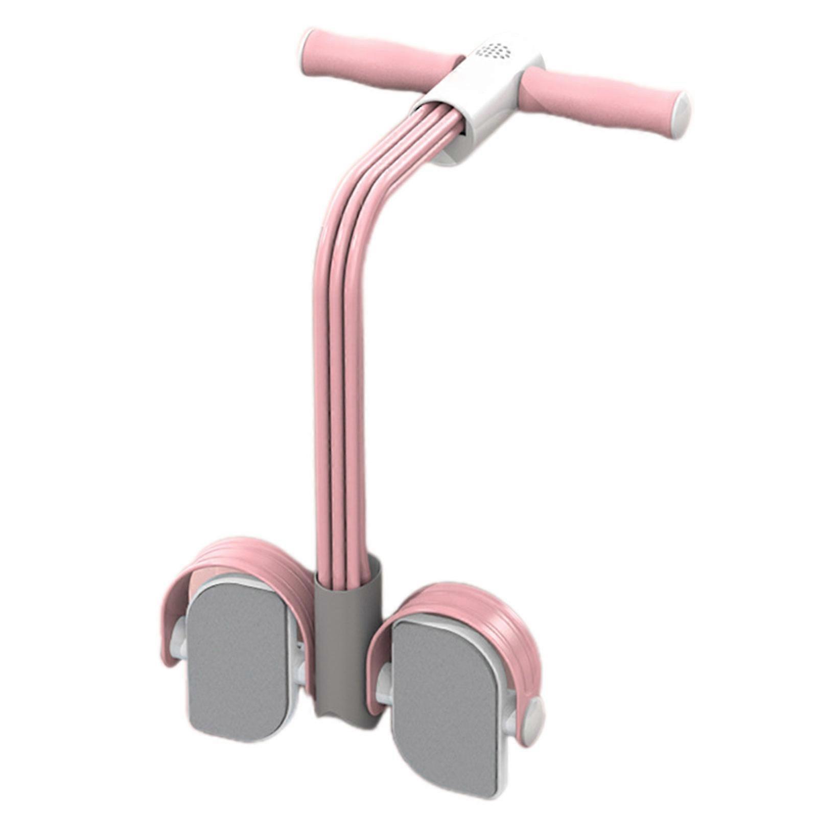 Yoga-Pedal Resistance Band 4/6 Tubes Multifunction Leg Exerciser Smart Counting Sit-up Bodybuild Expander