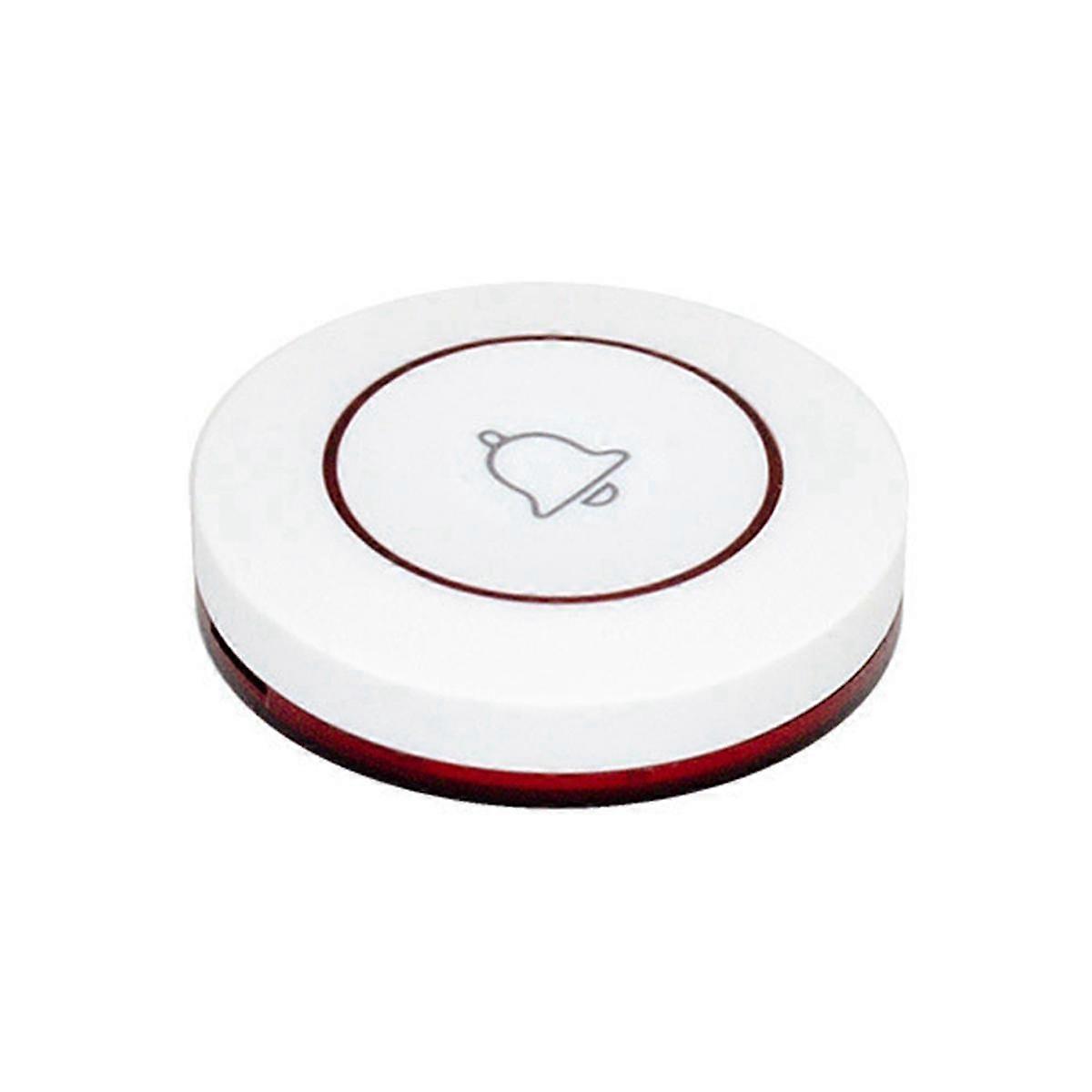 Call Button Restaurant Pager 433MHz Wireless Doorbell Bell Button for Home Security Alarm System Hardware Red