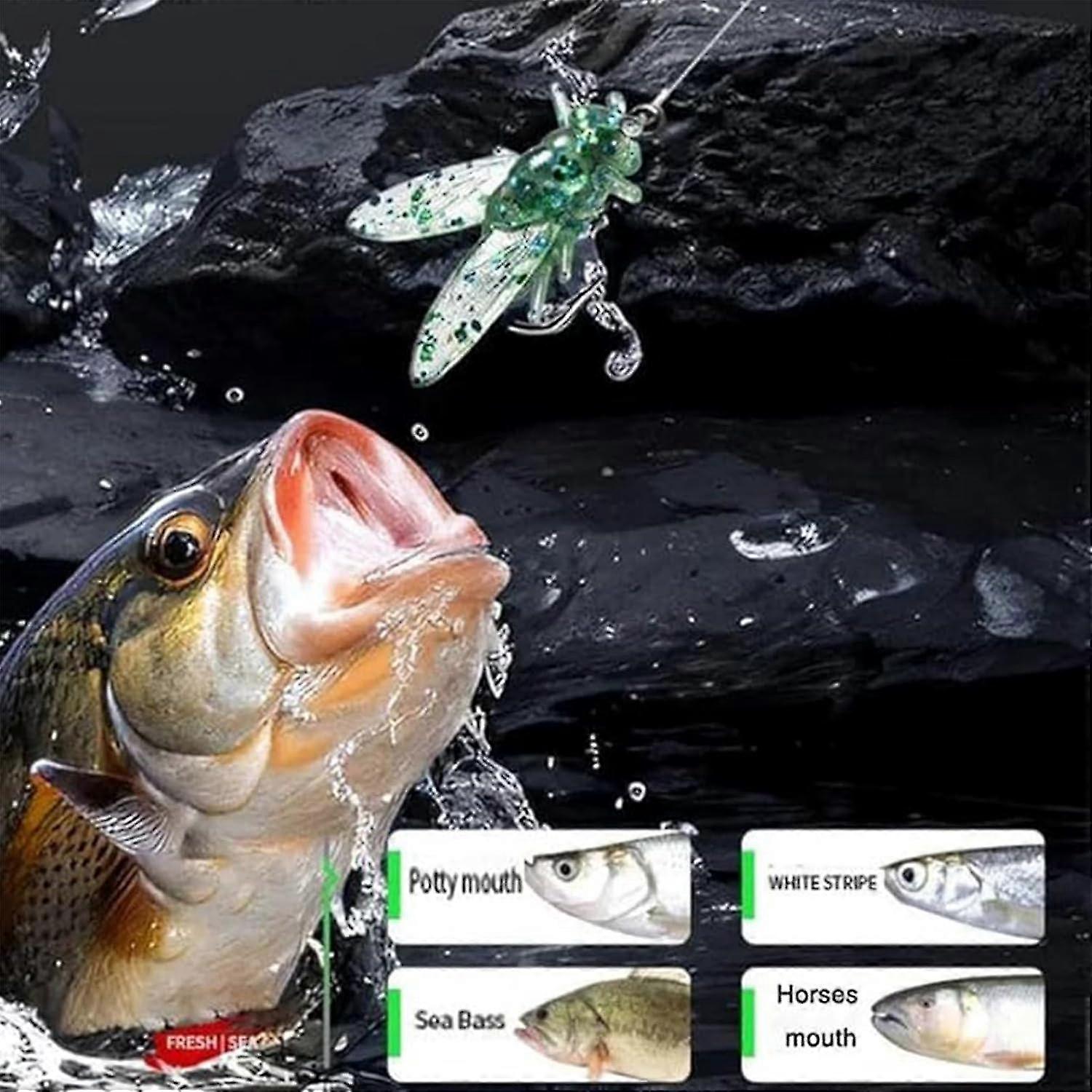 Bionic Fly Fishing Bait (20PCS) 2024 New Trout Jigs Swimbaits