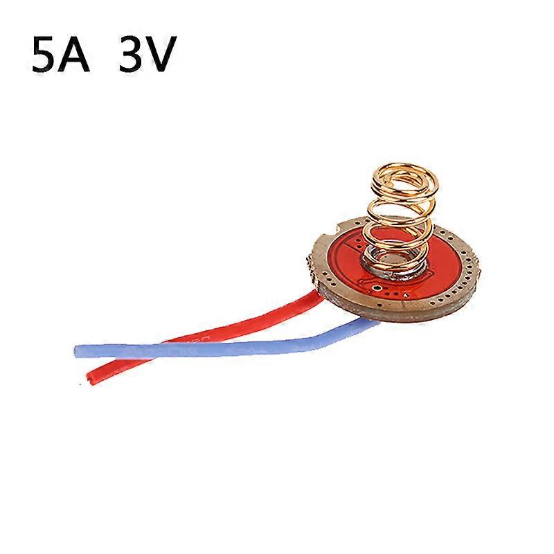 1Pc 5A 3V Flashlight LED Driver 17mm 5 Mode Circuit Board For XHP502 MKR XHP702 XHP90 Flashlight Torch Lantern