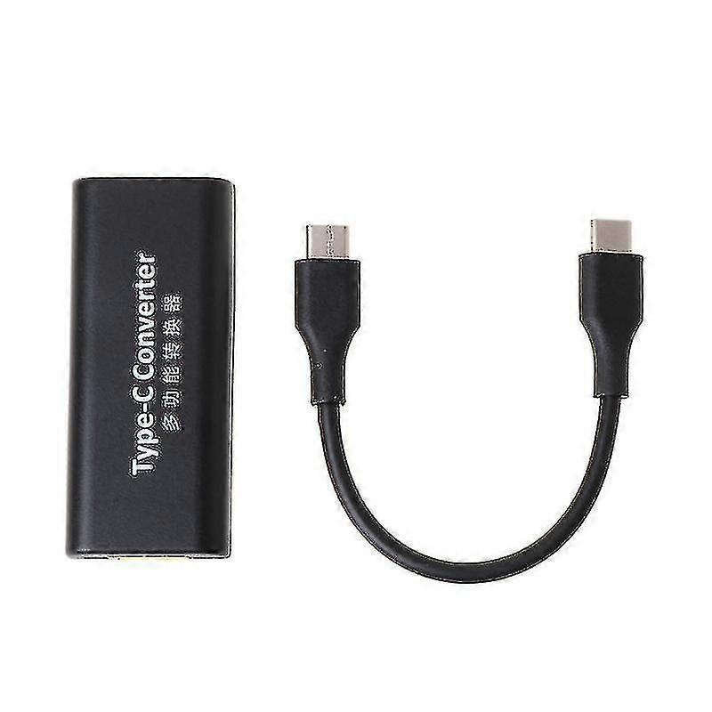 Dc Usb Type C Male Power Charger Converter Adapter Connector For Dell Laptop Adapter 20v Square Plug Female