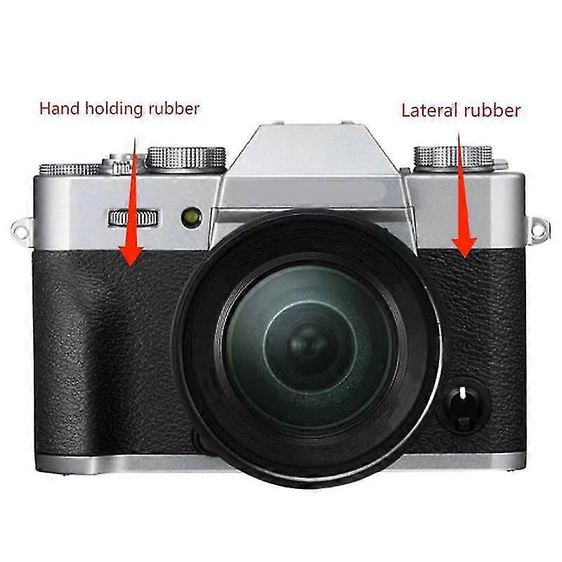 1 Set New Body Rubber Front Cover Rubber Thumb Grip Replacement Part For X-t10 X-t20 Xt10 Xt20 Camera