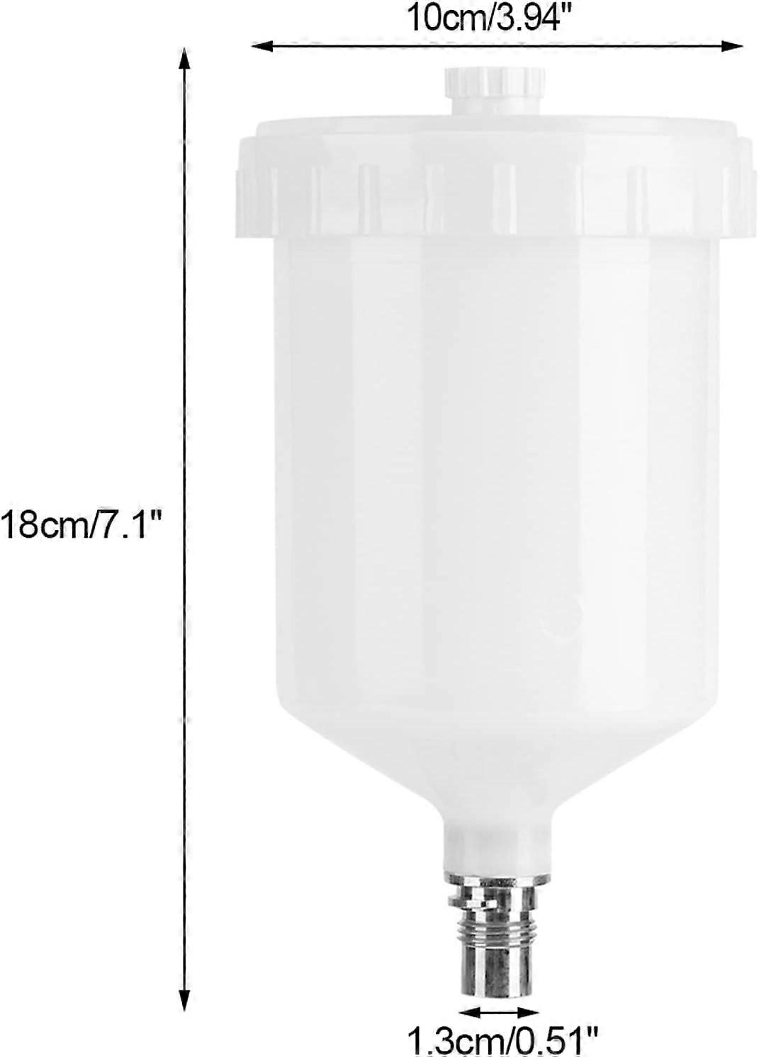 600ml HVLP Farbtasse Für SATA Spritzpistolen - Kunststoff Spray Cup