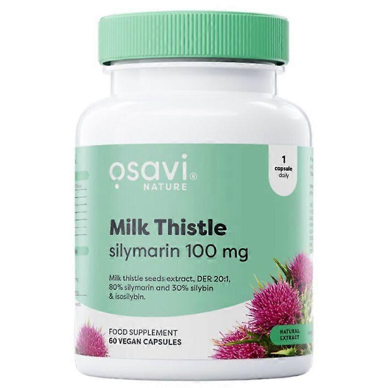 Osavi Milk Thistle Silymarin 100mg Capsules 60