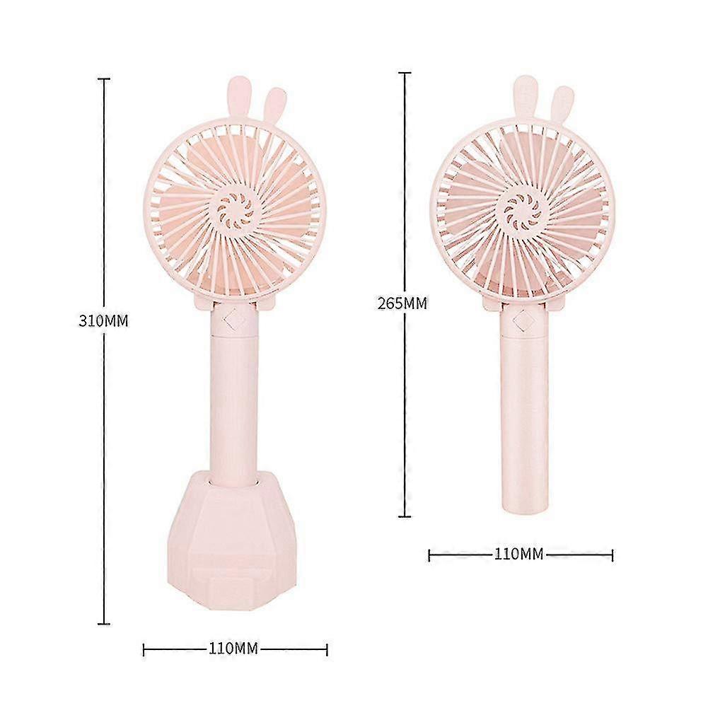 Portable Electric Handheld Fan (pink)