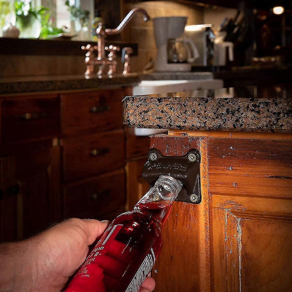 2-piece Set Bottle Opener Wall Mounting Wall Bottle Opener