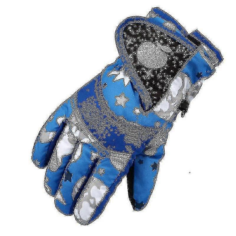 Flickor Pojkar Vattentäta Varma Handskar Vinter Professionella Skidhandskar Snö Barn Vindtät Skidåkning Snowboardhandskar Ridhandskar-yvan