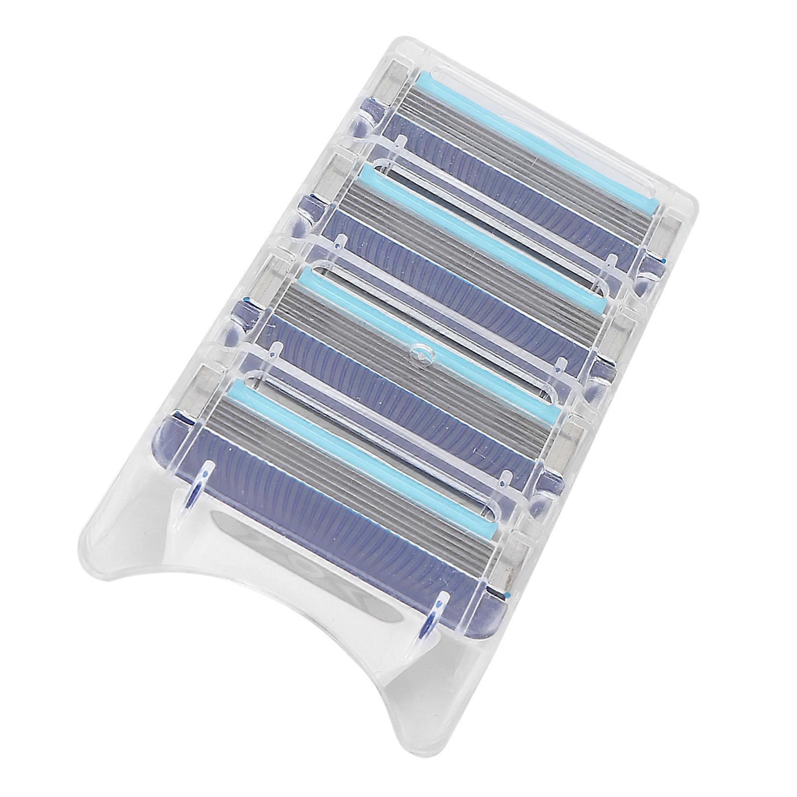 4pcs Razors Blades Male Retro Compatible 5 Layered Razors Blades Refills for Men