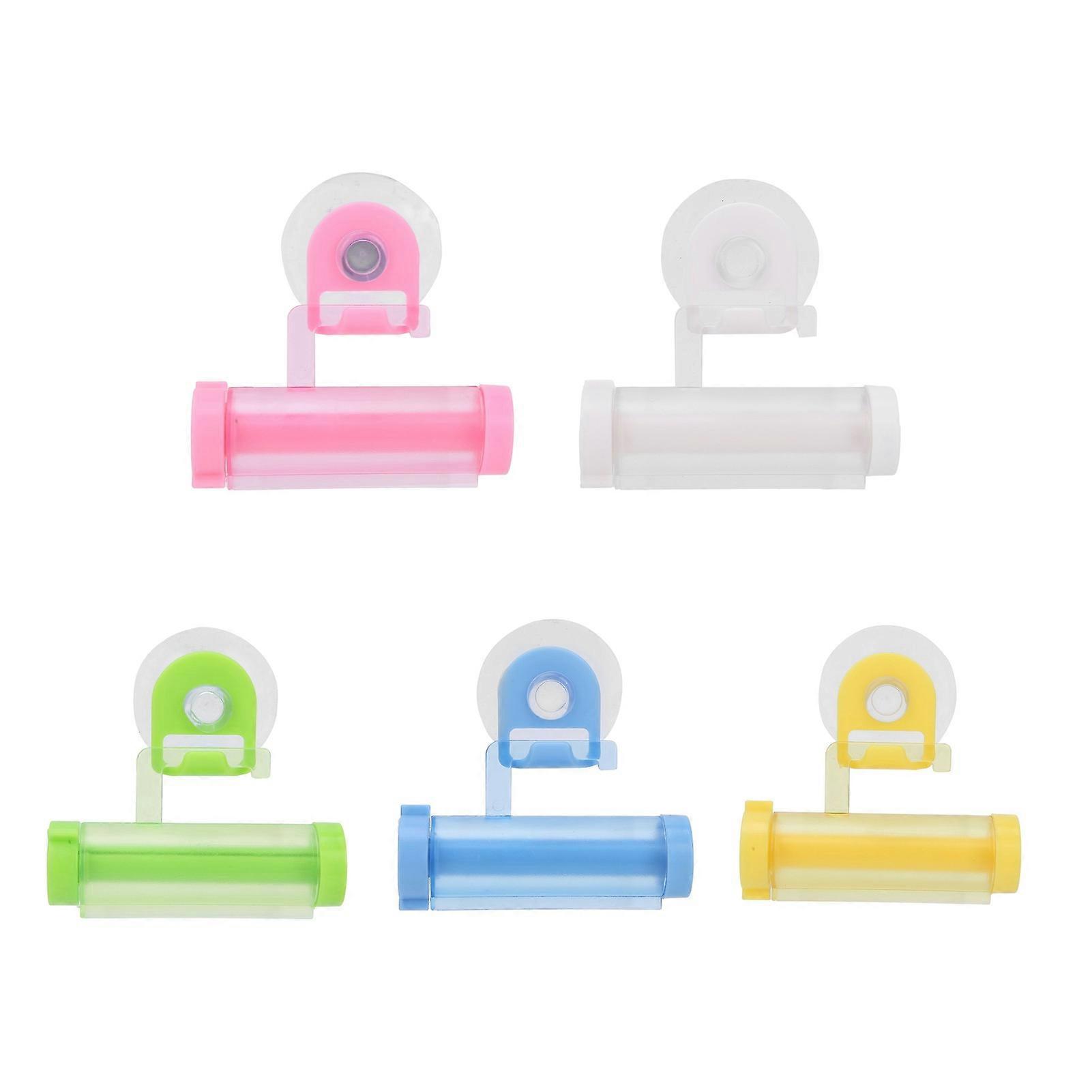 WallMounted Toothpaste Tube Squeezer Rolling Toothpaste Wringer Dispenser for Bathroom