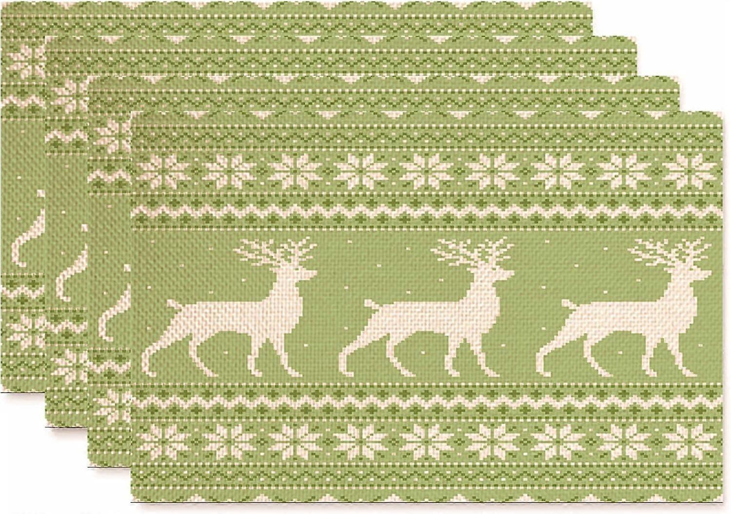 Christmas Placemats Set of 4 CHRISTMAS-A18
