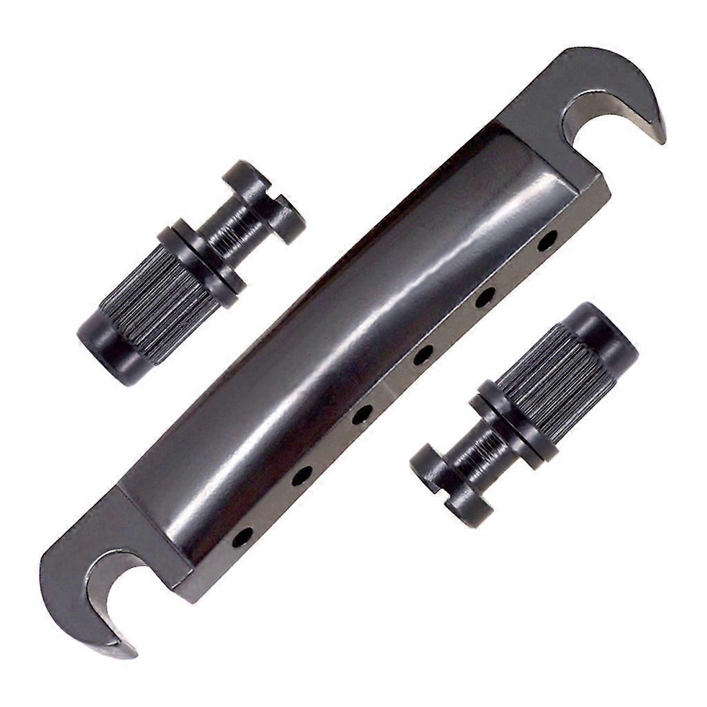 1 Set Black 6 String Electric Guitar Bridge Tailpiece for Les Paul Epiphone Guitar Accessory