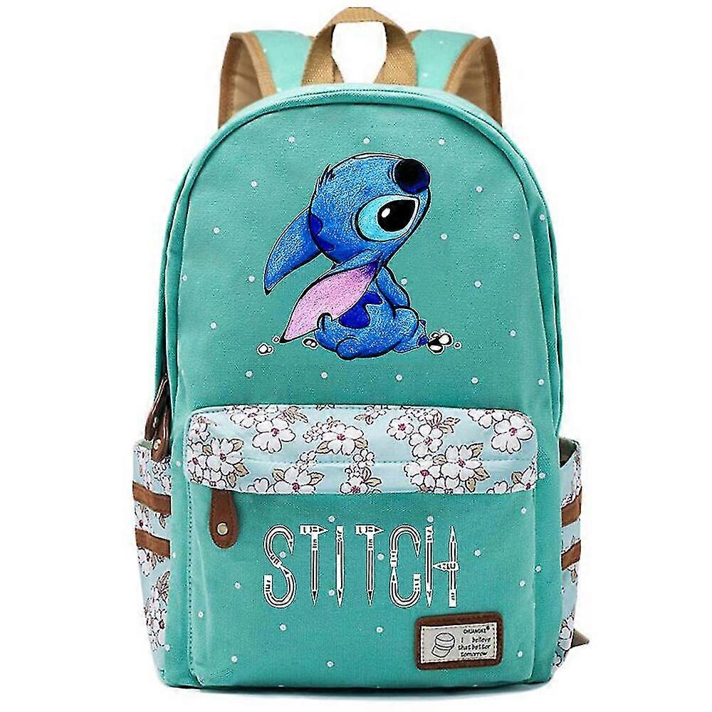 New Kawaii Disney Stitch Boy Girl Kids School Book Bags Women Bagpack Teenagers Schoolbags Canvas Travel Laptop Backpack