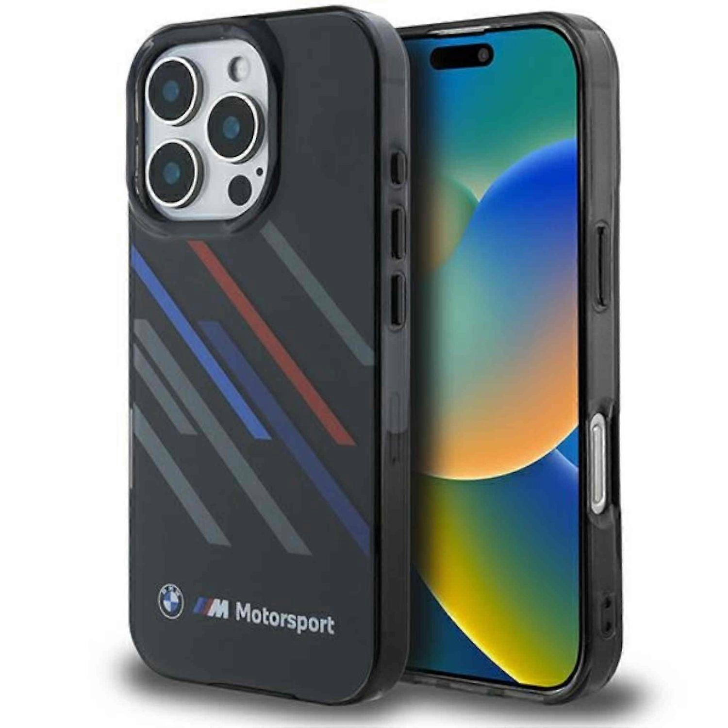 BMW Apple iPhone 16 Pro Max Hardcase Motorsport IML Random Stripes