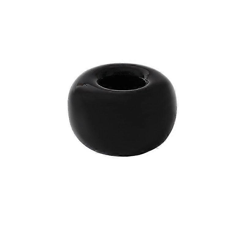 セラミックハンドマッド歯ブラシホルダーホームカウントトラベル歯ブラシスタンドブラック