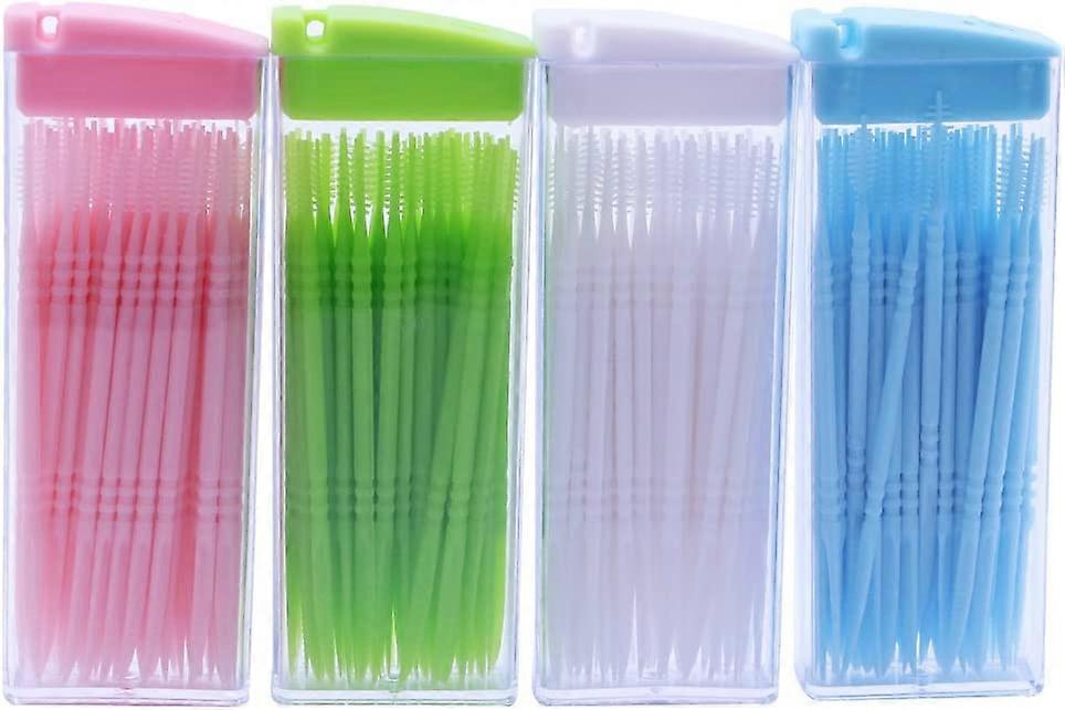 200 Pack Plastic Double Ended Oral Care Toothpicks