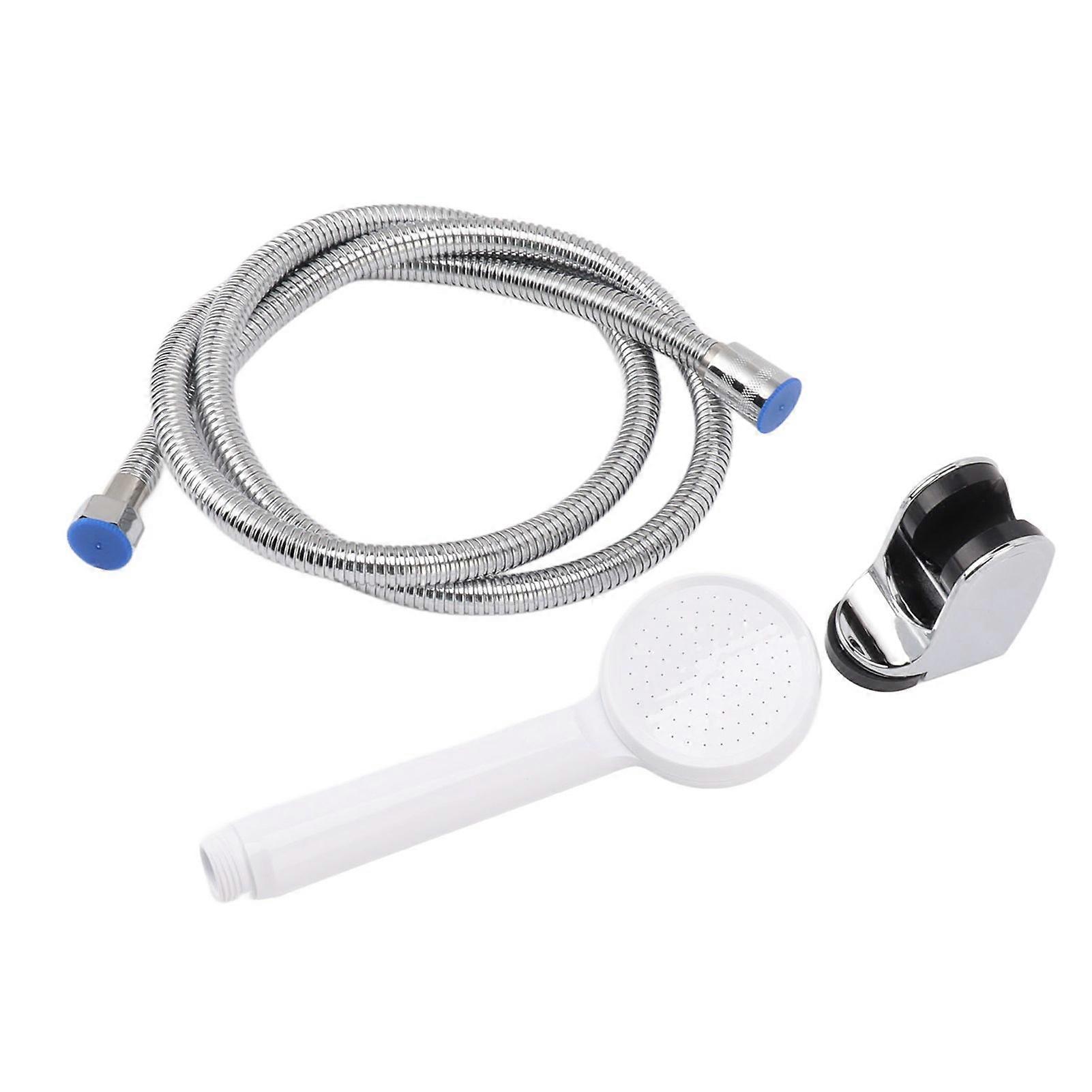 Handheld Showerhead ABS Thicken White Baking Paint Hand Shower Sprayer for Bathroom Replacement