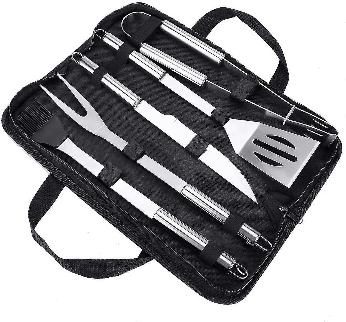 Barbecue tool set, 5 cooking and barbecue utensils