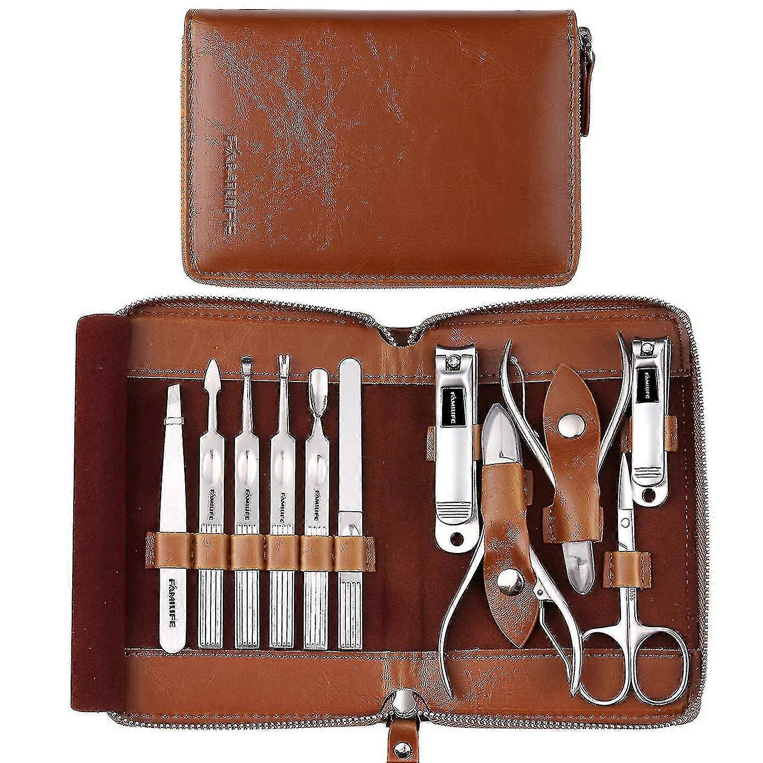 Maniküre Set, Professionelle Maniküre Kit Nagelknipser Set 11 in 1 Edelstahl