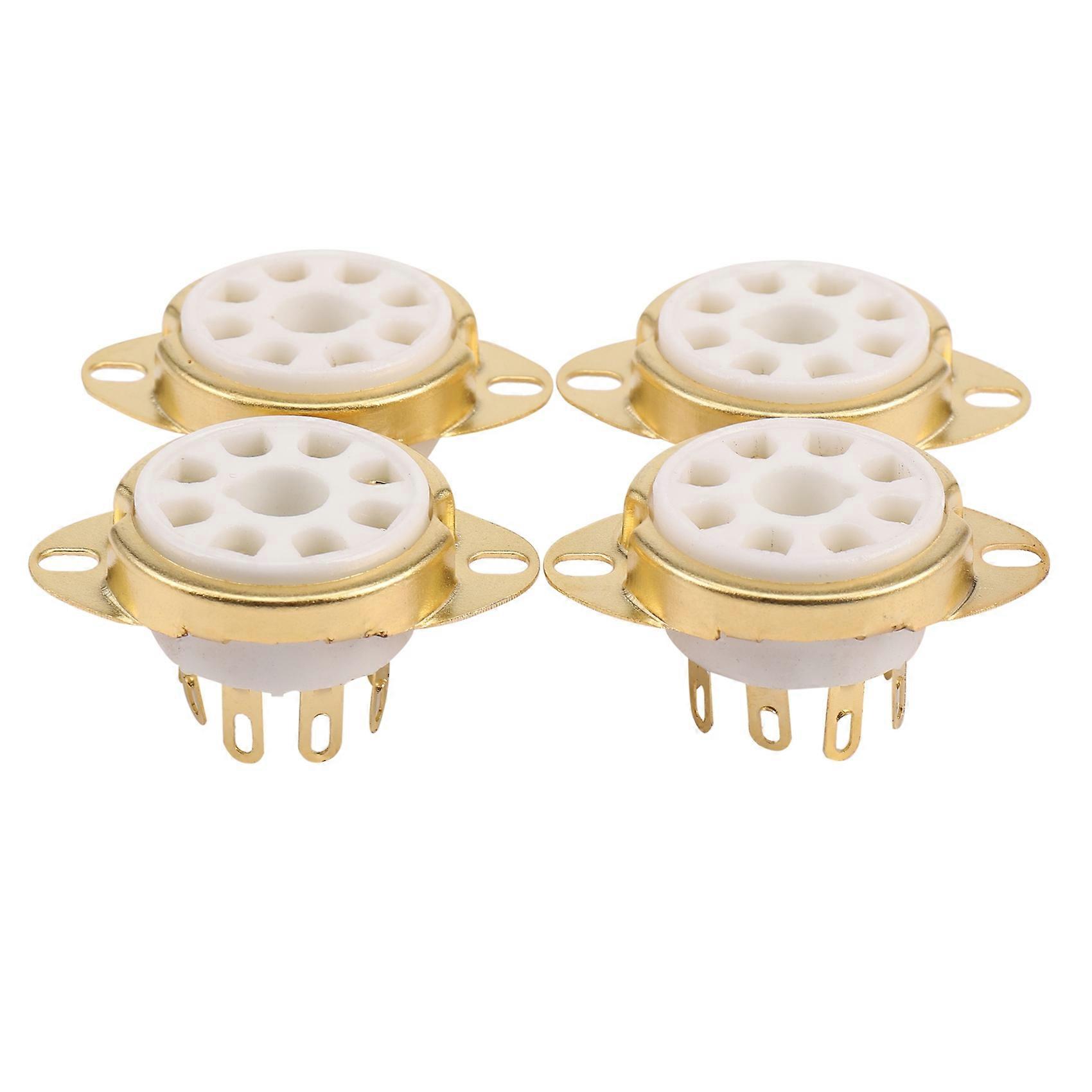 4PC 8 broches en céramique socket tube top vide valeur octale pour KT88 EL34 6V6 6650 274B