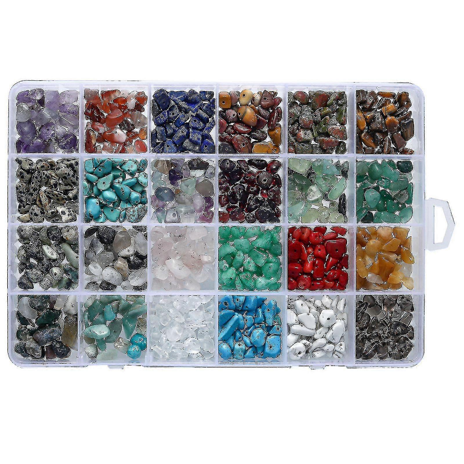 Kristallschmuck Making Kit, Ring Making Kit mit Kristall Edelsteinperlen