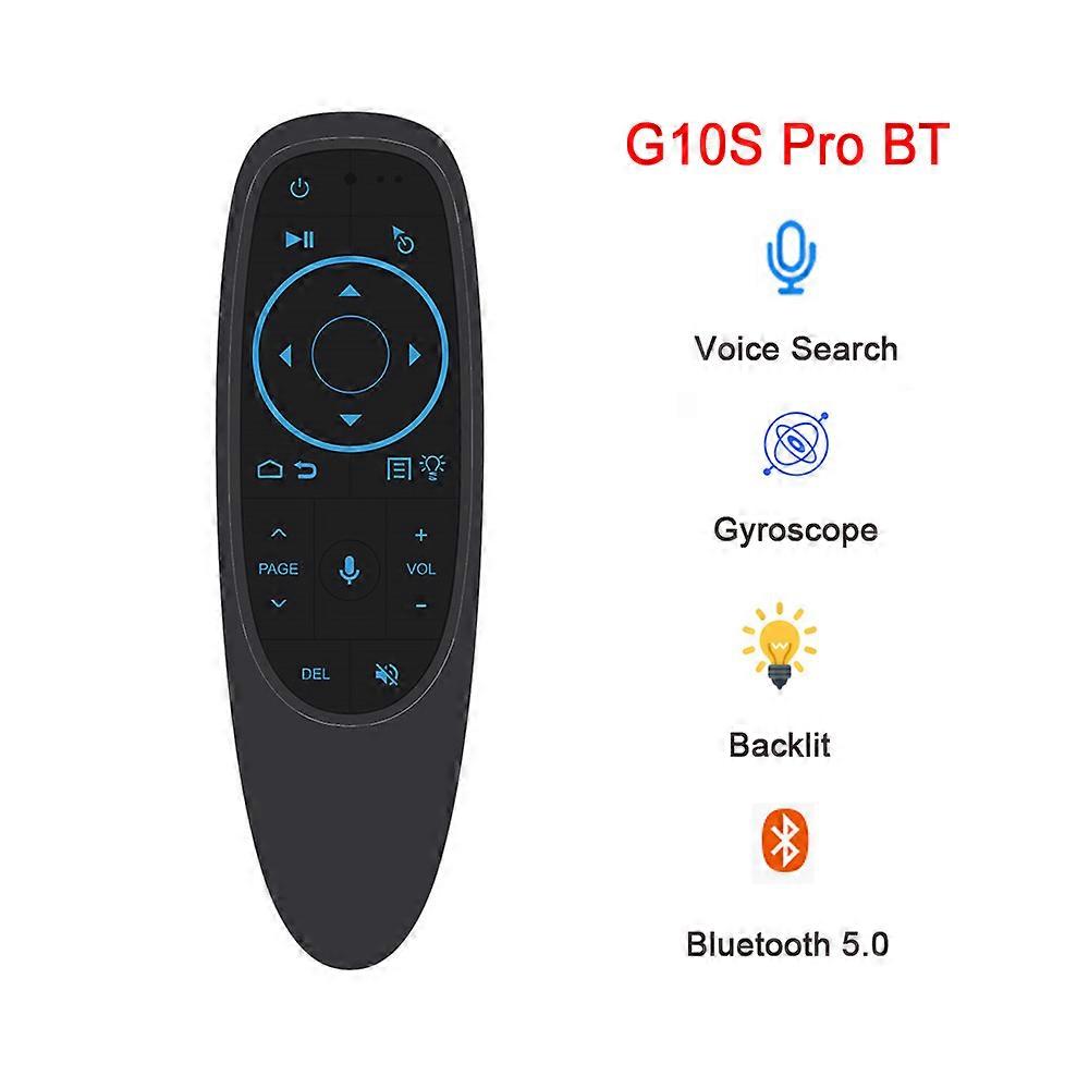 Backlit Air Mouse Smart Voice Remote Control G10S Pro Wireless Gyro Sensing Smart Remote Control IR Learning
