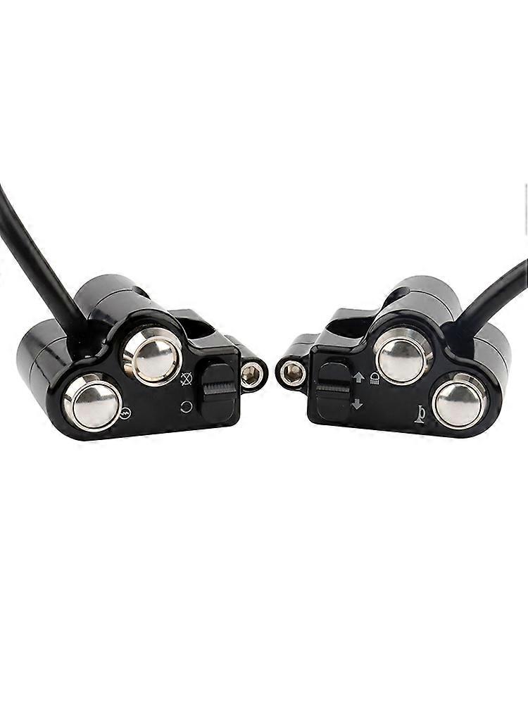 1'' 25mm Handlebar Switch Motorcycle Kill Switch Start Control for Harley Sportster Touring Softail Dyna V-Rod Without Harness