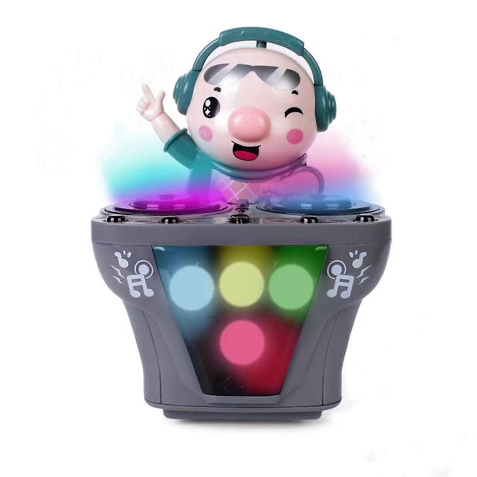 2024 DJ Electric Music Dancing Pig Toy with Colorful Light Swing Back and Forth