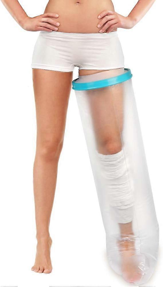 Adult Leg Cast Protector Waterproof, Reusable Cast Protectors, Keeping Cast and Bandage Dry, Bath Used (104cm)