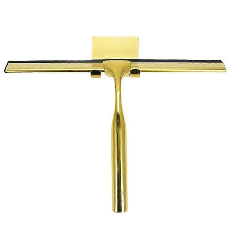 Golden cylindrical stainless steel scraper + square hook