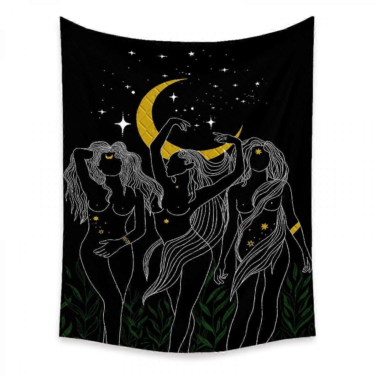 Wekity Boho Gobeläng Estetisk Konst Hem Bakgrund Tyg Dekor Gåva Gobeläng Vardagsrum Sovrum Dekor (520-8, 51 X 59 tum)