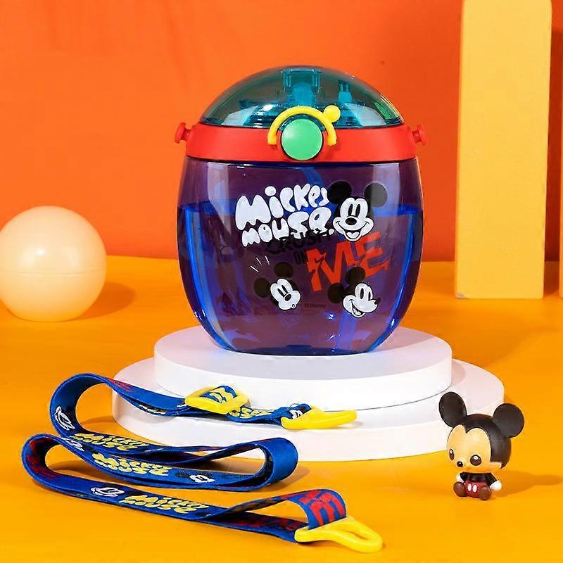Summer Disney New Children's Plastic Straw Cup Mickey 550ml