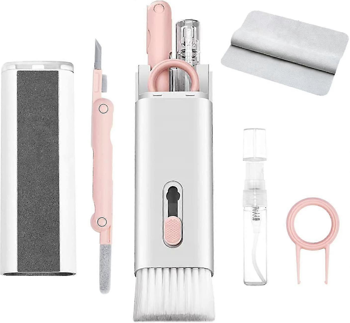 7 in 1 電子クリーナーキット Airpods対応 - ノートパソコンクリーナー、イヤホン/電話/キーボード用ポータブルクリーニングペン