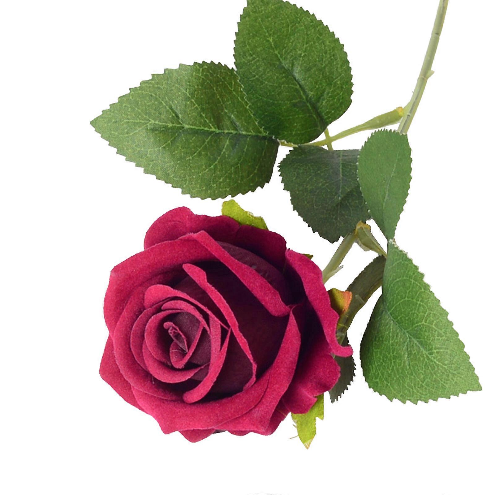 1buc flori artificiale catifea flanelette simt floare de trandafir fals trandafir nunta home party decor