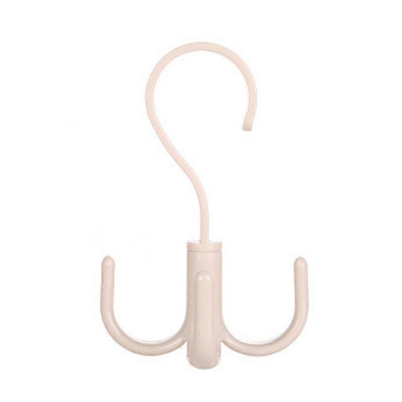 Hanger Hook 360 Degree Rotating Multi Functional ABS 4 Hooks Closet Hanger for Home