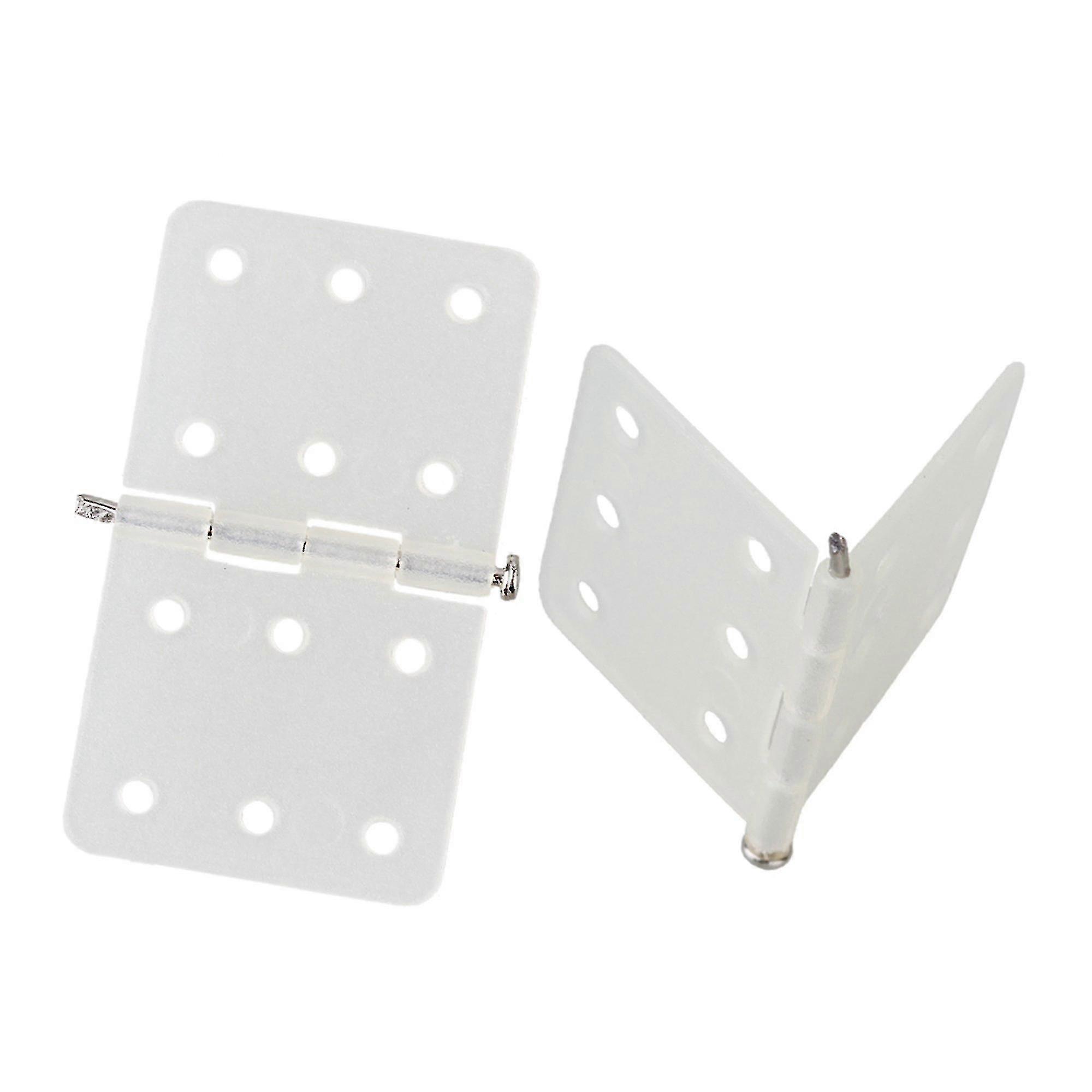 100 Pieces Rectangle Foldable And Durable Pinned Hinges For Diy Rc Airplane