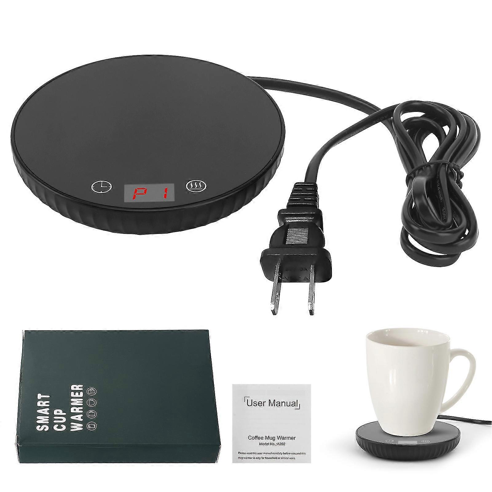 2 Temperature Setting Coffee Mug Warmer Abs Gift Auto Shut Off Coaster