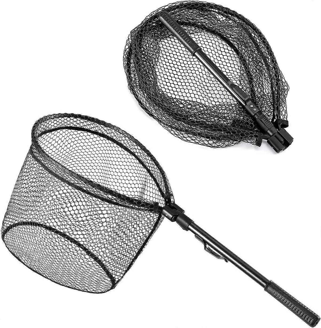 Foldable Telescopic Fishing Landing Net - Triangular Design