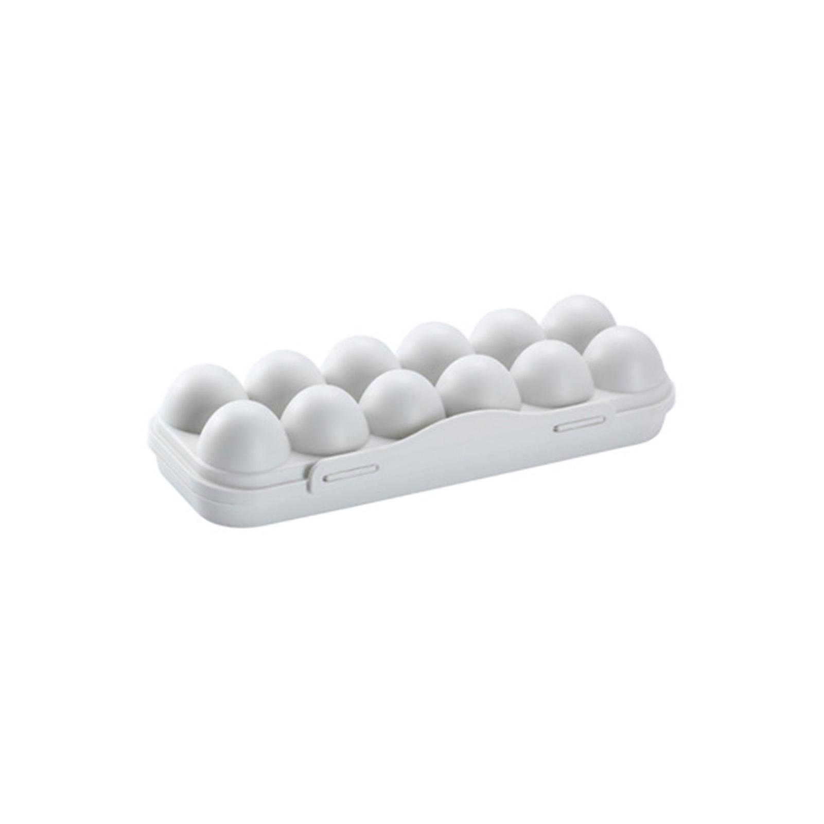 Buckle Type Egg Storage Box with Lid PP Fresh Preservation Egg Organizer Kitchen Tools