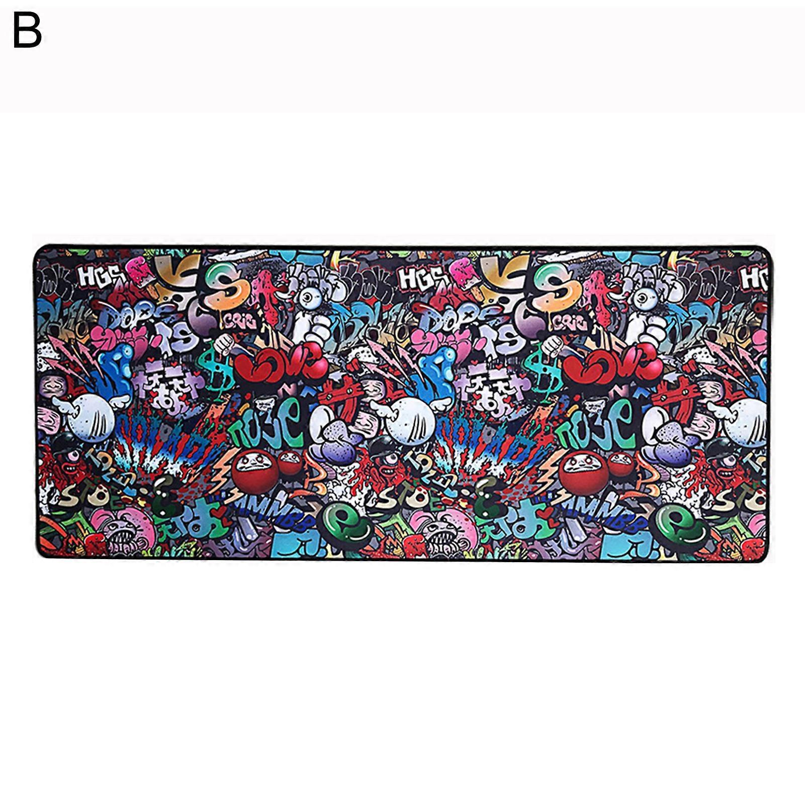 ZUOYA Mouse Pad Graffiti Anti-slip Large Keyboard Gaming Mousepad Desk Mat for Computer