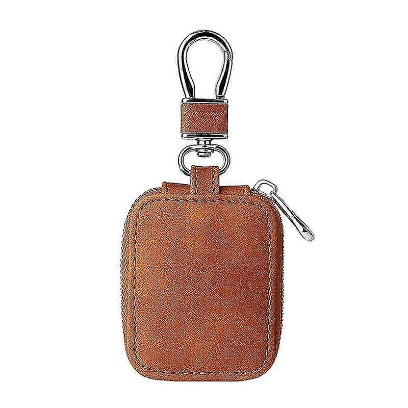 Leder Kopfhörer Abdeckung Weiche Kopfhörer Abdeckung für 1 2 Ladekoffer Beutel Gurt (Braun)