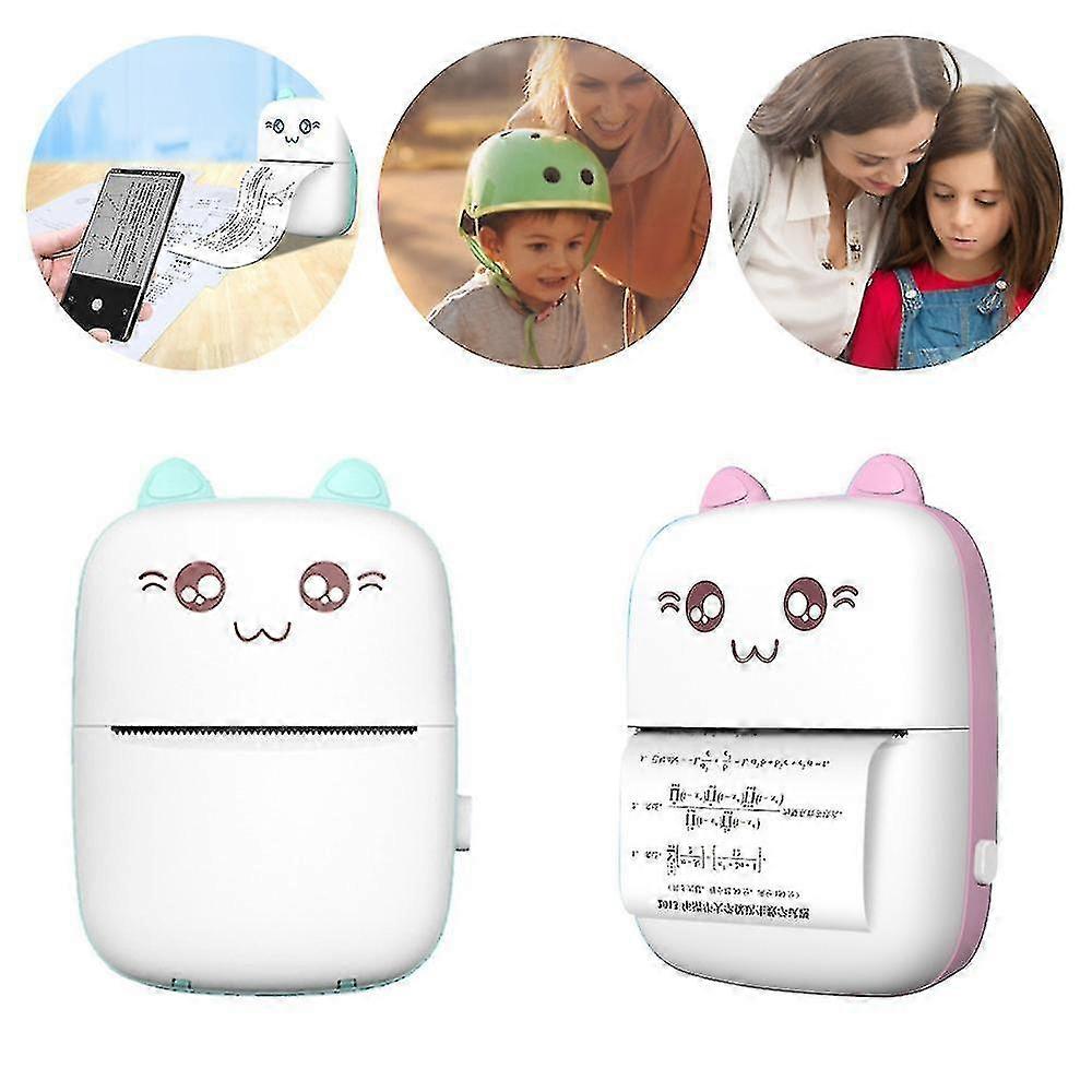 Mini Portable Bluetooth Wireless Paper Photo Printer Pocket Thermal Printing