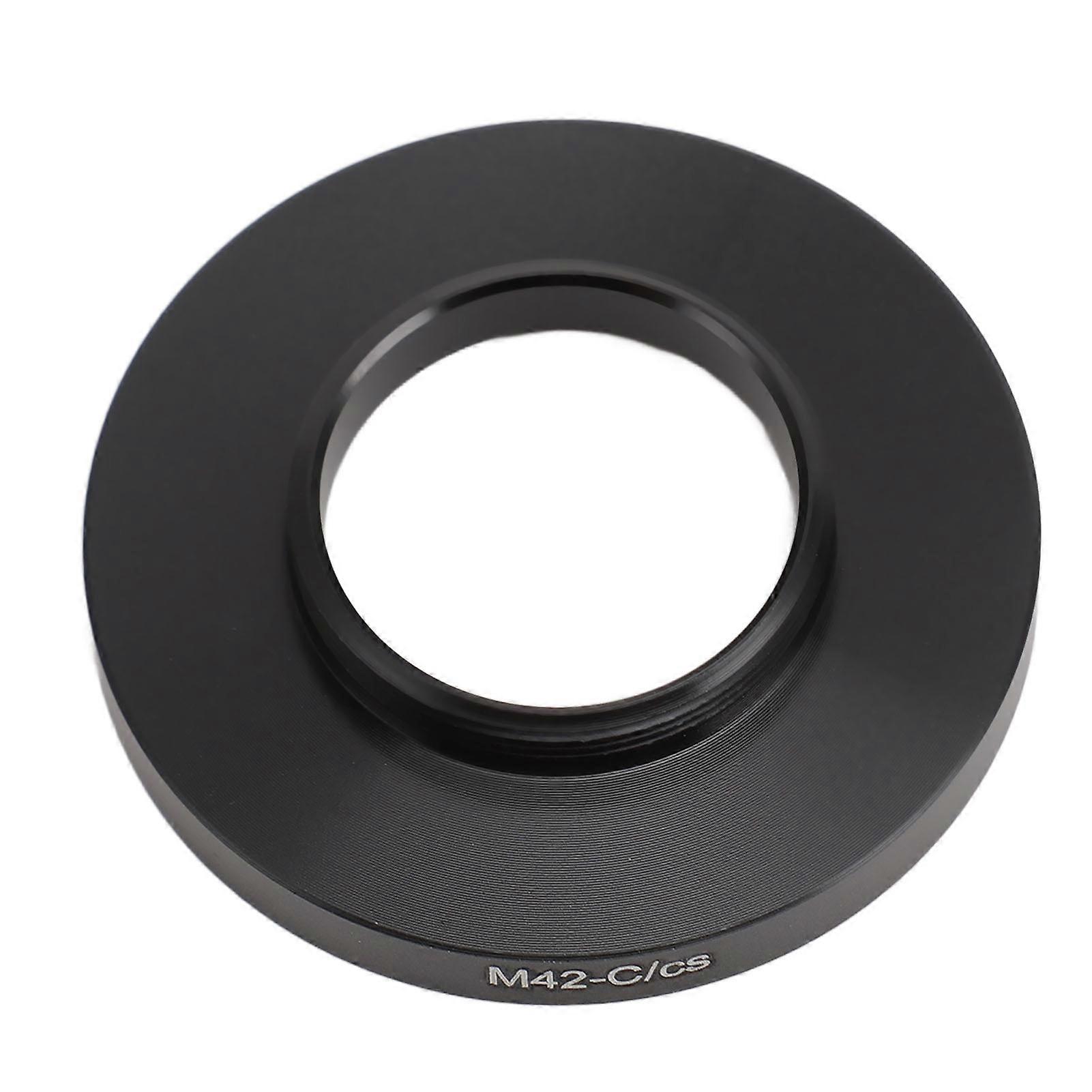 M42 to C CS Adapter Ring, M42 x 0.75mm Female to C CS Mount Adapter Ring for Macro Photography Telescope