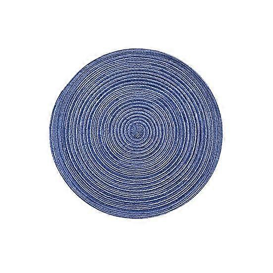 Round Placemat Modern Solid Color Non-slip Table Heat Insulation Dining Heat-Resistant Protection Decoration Pad