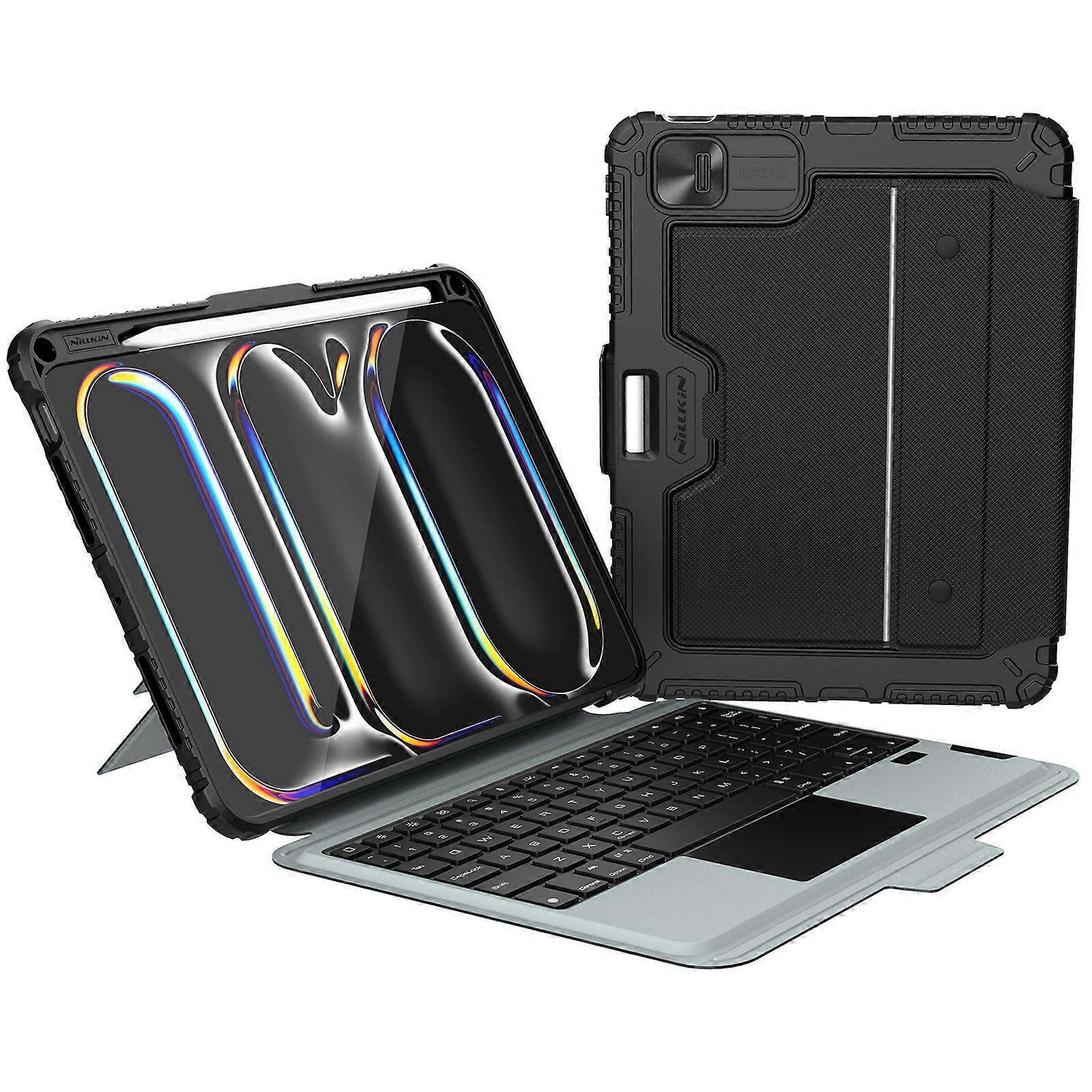 Detachable Bluetooth Keyboard For iPad Pro 11 (2024), Tablet Case with Backlight Version