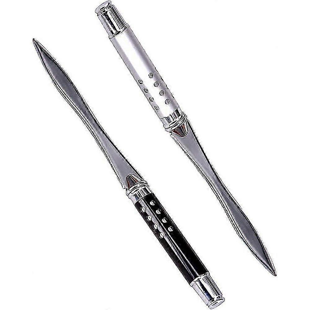 Letter Opener, Metal Letter Openers for Ladies Men Letter Openers Envelope Express File Document(2pcs -C)