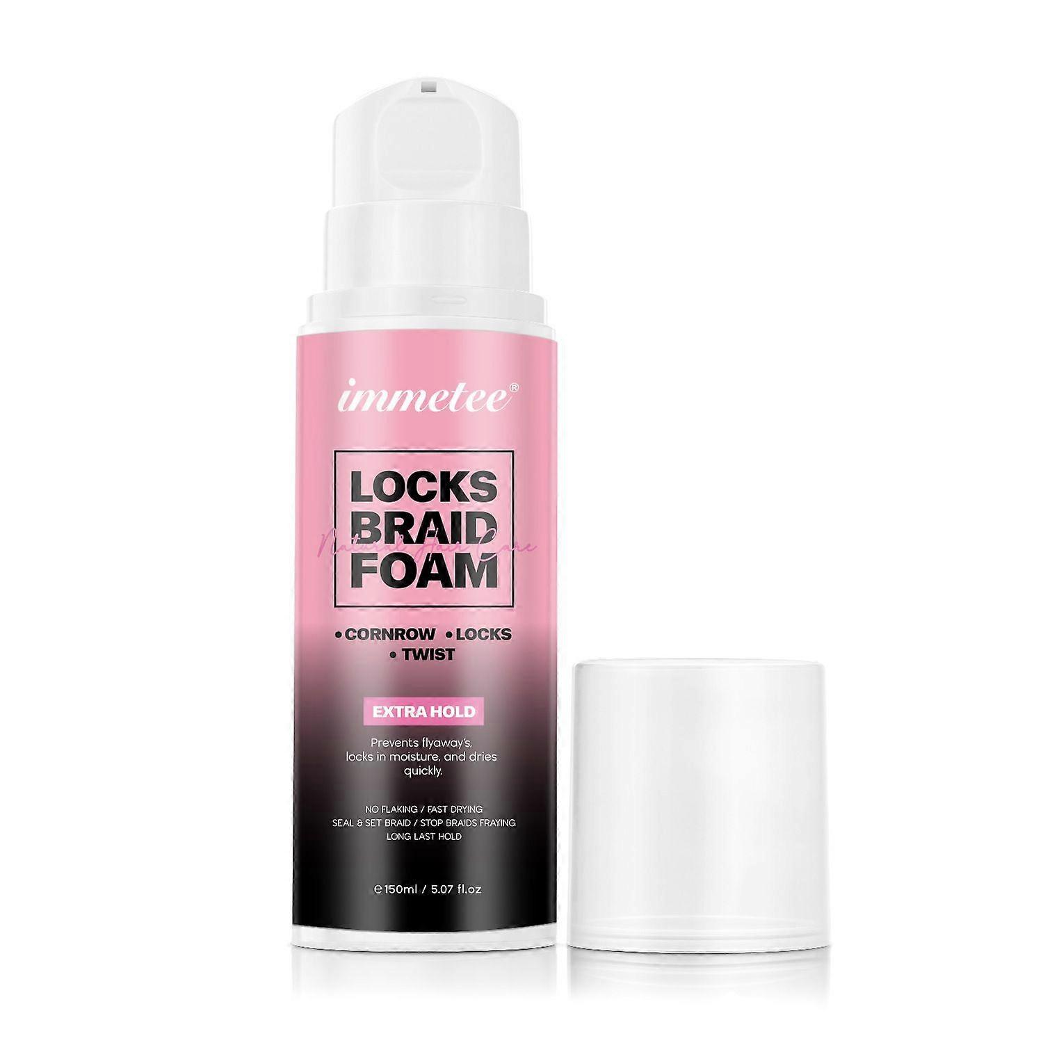 Locks Braid Foam with Extra Hold, High Shine and Moisture for Twists, Locks. 150ml