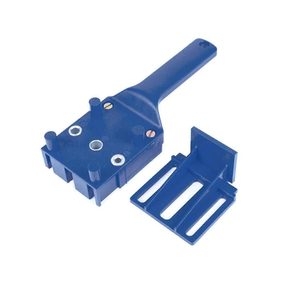 Wood Punch Hole Locator Straight Hole Punch Hole Locator Round Tenon Splicing Diy Tool Blue