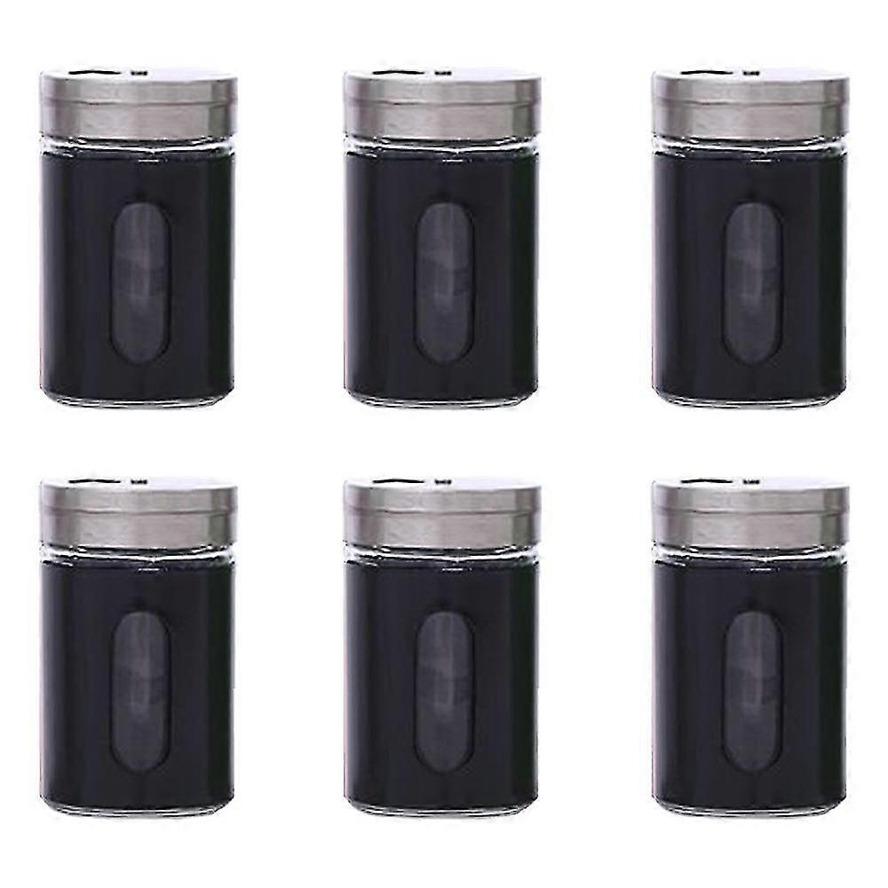 Glass Salt And Pepper Shakers | 6-piece Pa | Best For e Kitchen, Restaurants And ering,5622